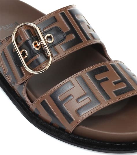 fendi sandals satin|Fendi birkenstock style sandals.